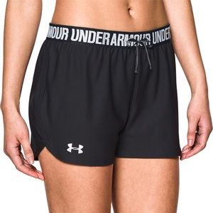 Black Under Armour Play Up Shorts